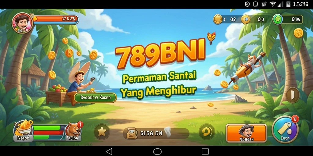 Tampilan gameplay seru dari 789BNI yang penuh warna.