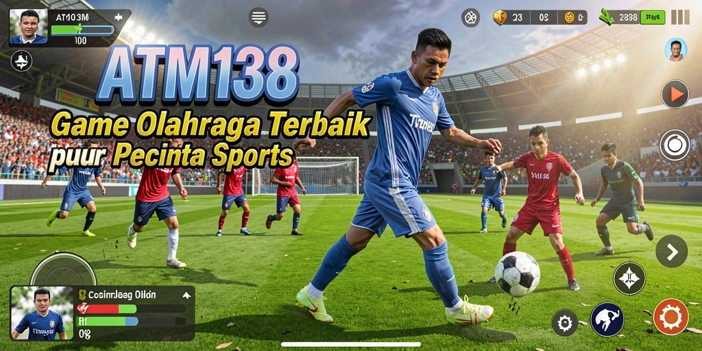 Tampilan gameplay seru dari ATM138 dengan aksi olahraga yang mendebarkan.