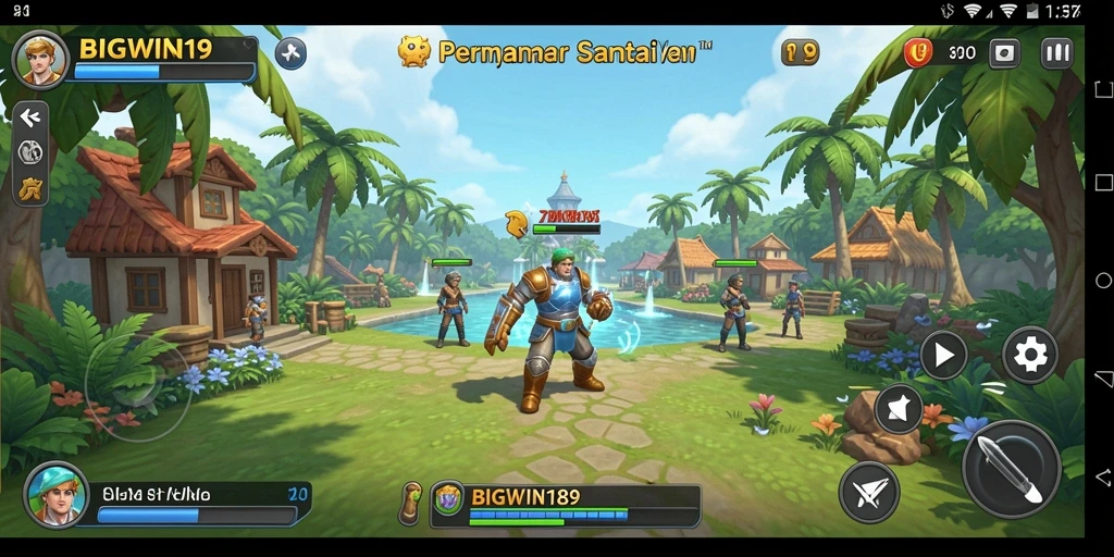 Tangkapan layar gameplay BIGWIN189 dengan momen seru dan interaksi menyenangkan.