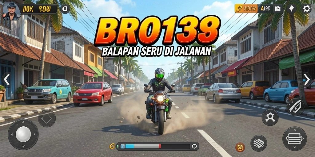 Gameplay Racing menegangkan dan penuh aksi di BRO138.