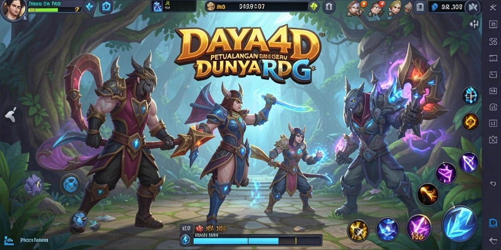 Screenshot utama dari <strong>DAYA4D</strong> yang menunjukkan aksi mendebarkan dalam gameplay RPG.