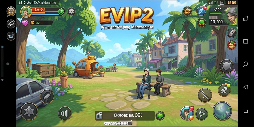 Screenshot utama dari gameplay <strong>EVIP2</strong> yang menyenangkan dan menghibur.