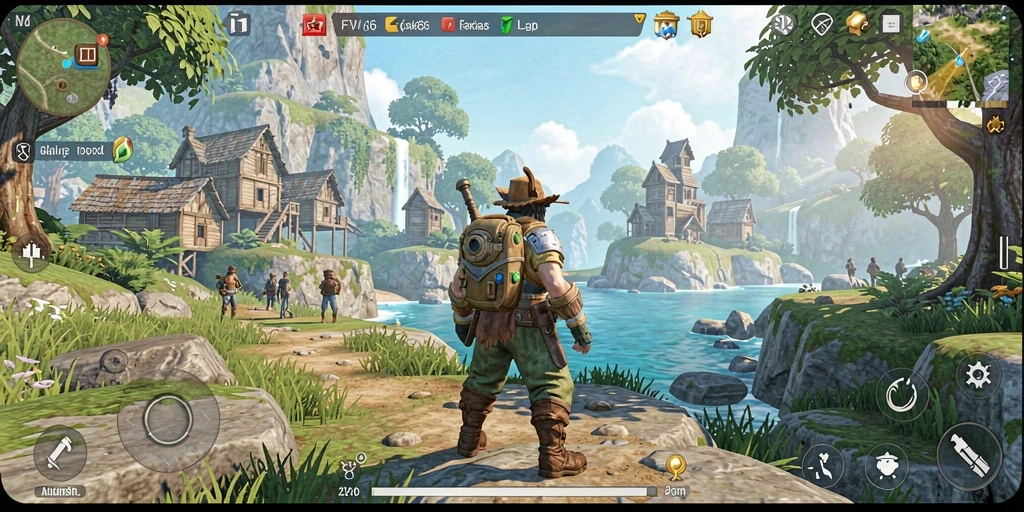 Menampilkan gameplay seru dalam dunia terbuka yang luas.