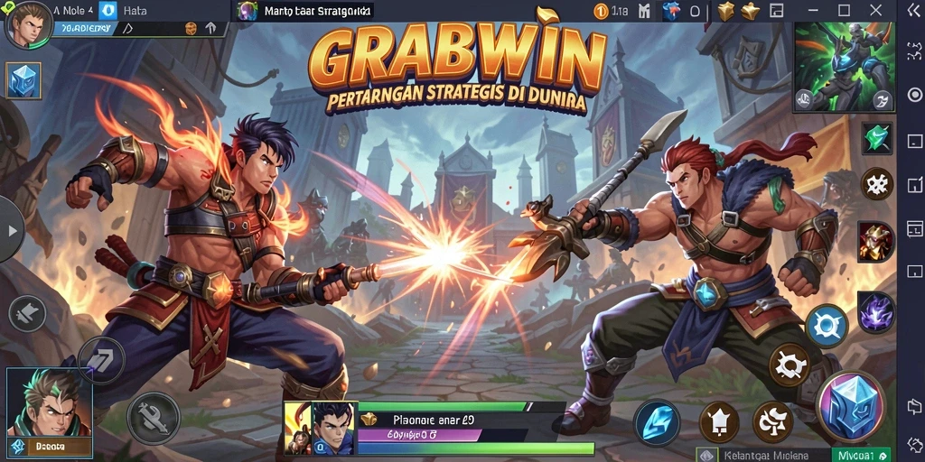 Gameplay seru GRABWIN yang memikat dan strategis.