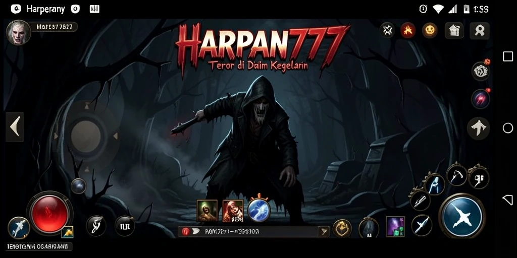 Tangkapan layar dari gameplay HOROR yang mencekam dan mendebarkan di HARAPAN777.