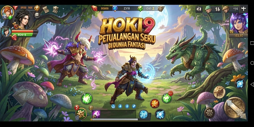 Tampilan gameplay petualangan HOKI9 yang menakjubkan dan penuh aksi.