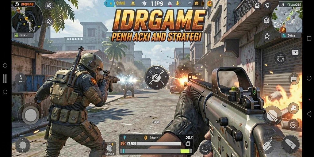 Tampilan menegangkan dari gameplay <strong>IDRGAME</strong> yang penuh aksi.