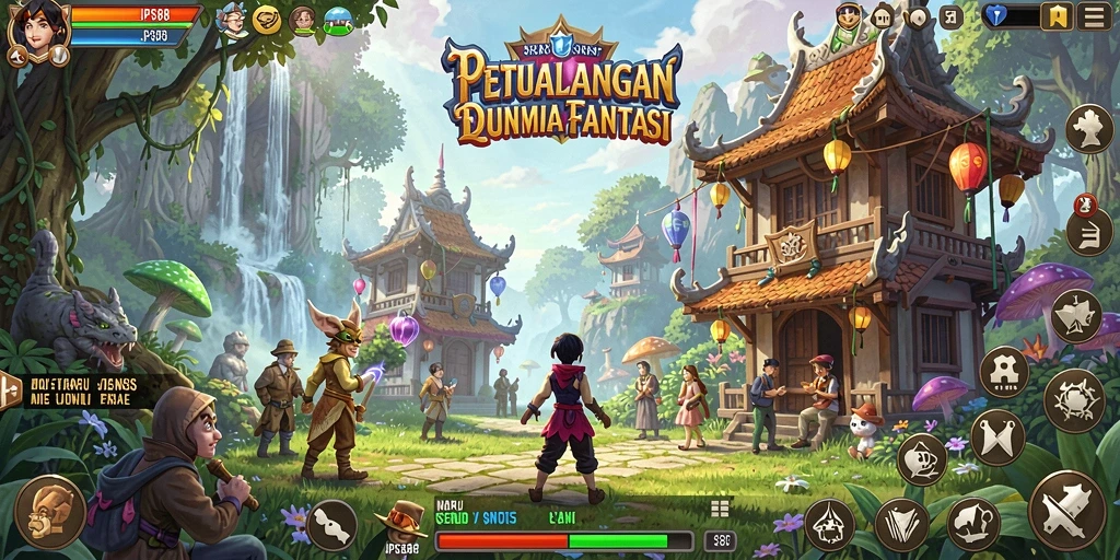 Gameplay JPS88 menampilkan aksi petualangan yang seru dan mendebarkan.