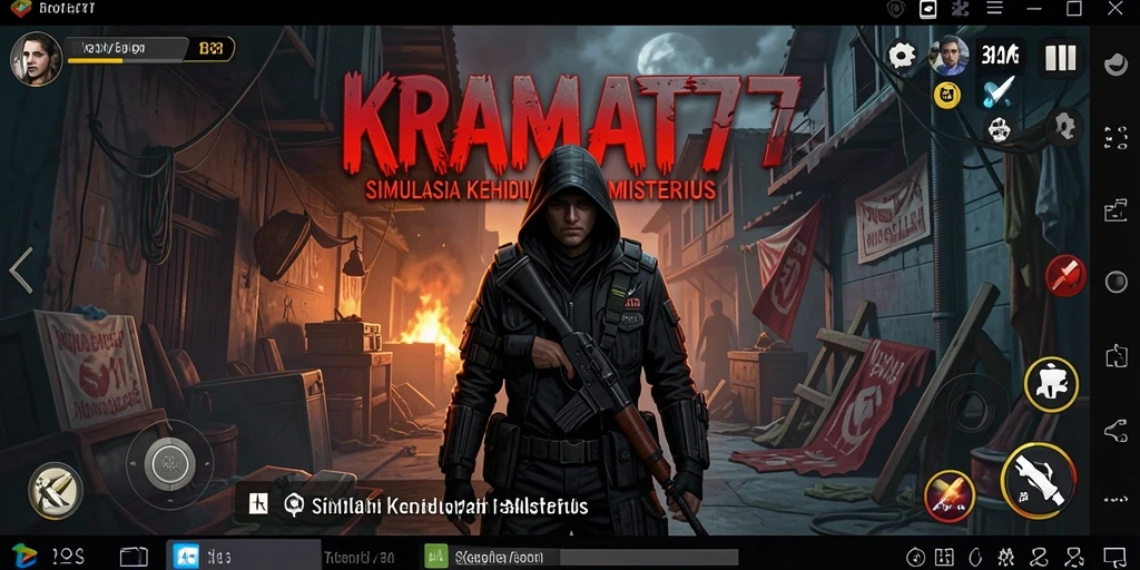 Tampilan gameplay KRAMAT77 yang penuh aksi dan interaksi.