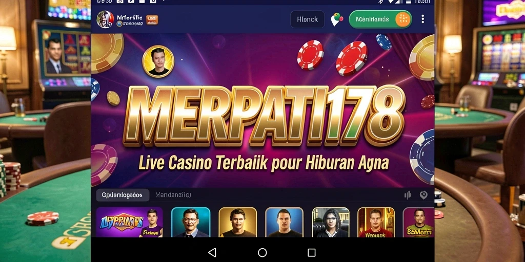 Tampilan gameplay yang menarik dalam MERPATI178 dengan dealer langsung.
