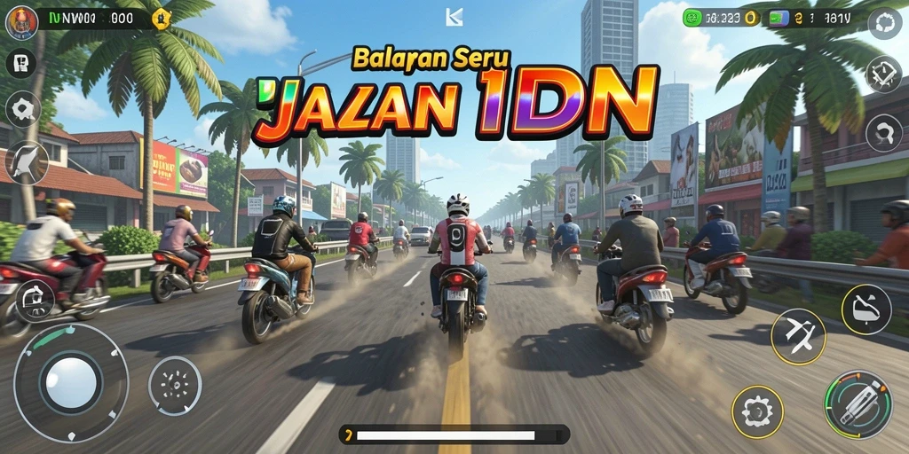 Tampilan gameplay seru di NEWIDN dengan grafis atraktif.
