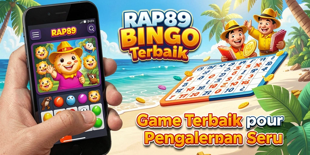 Tampilan gameplay seru dalam aplikasi Bingo RAP89.