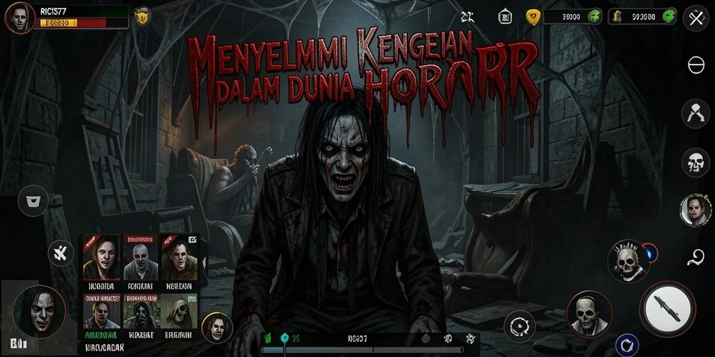 Gameplay RICIS77 yang mencekam dan menakutkan.