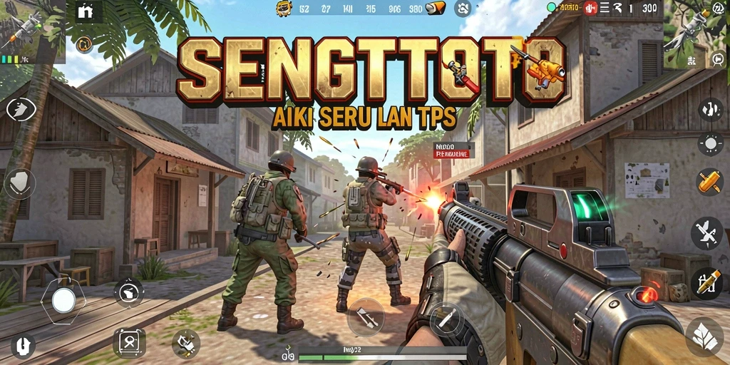 Gameplay TPS SENGTOTO yang penuh aksi dan tantangan.