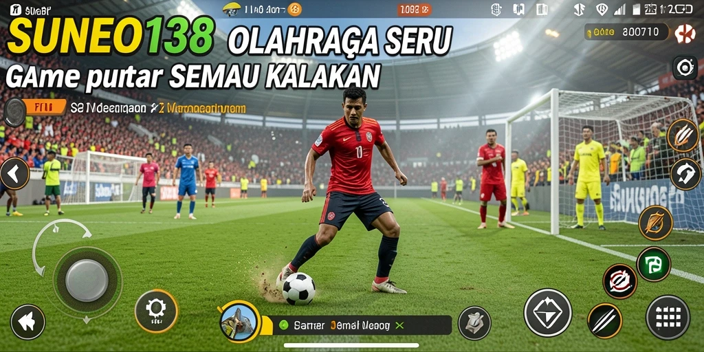 Tampilan screenshot SUNEO138 dengan aksi seru dalam pertandingan olahraga.