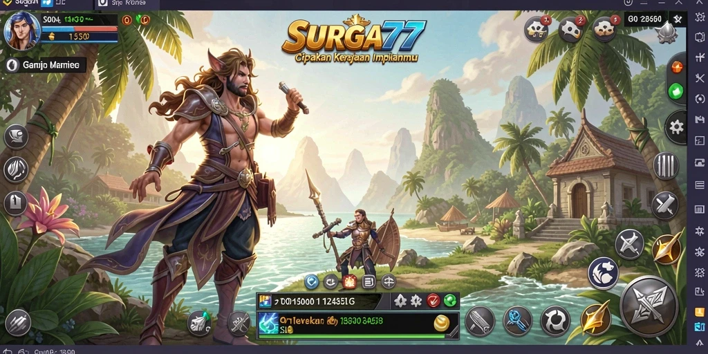 Tampilan gameplay SURGA77 yang menegangkan dan menarik.