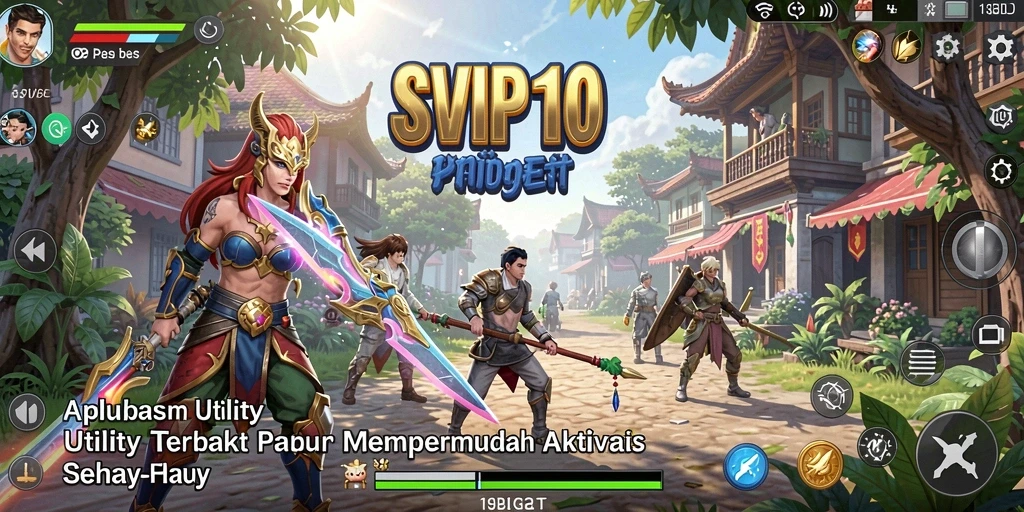 Tampilan antarmuka SVIP10 yang sederhana dan modern.