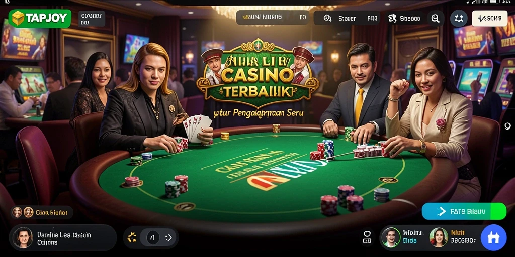 Gameplay TAPJOY yang memukau dalam suasana Live Casino.