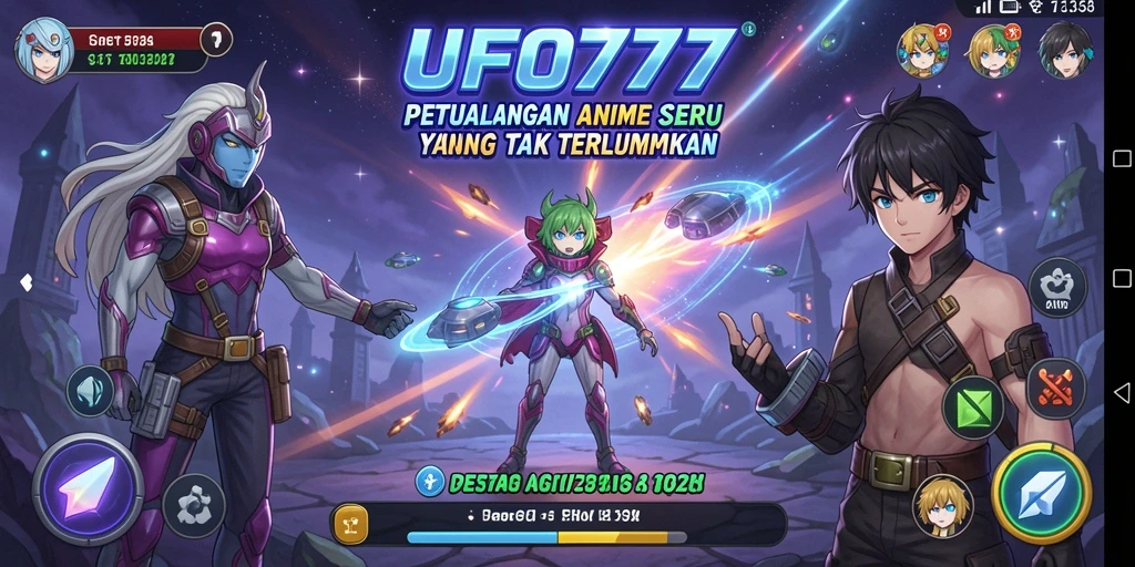 Tangkapan layar menunjukkan karakter utama dalam aksi pertempuran yang intens.