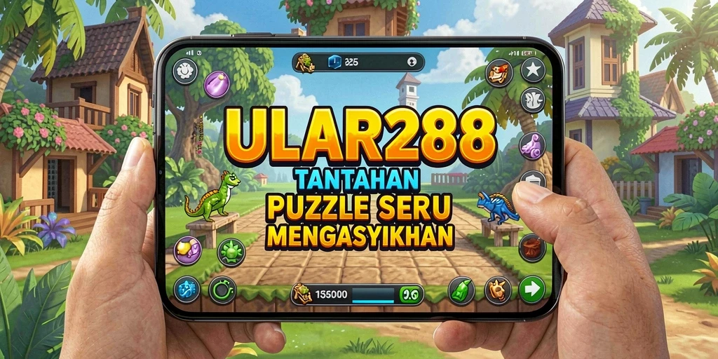 Tampilan gameplay seru dalam ULAR288 dengan teka-teki menantang.